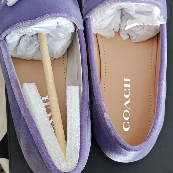 Coach - Hanna Velvet Loafers - Picture 8 of 8